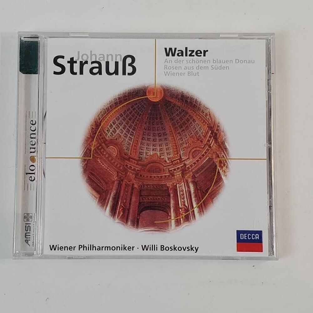Johann Strauss: Waltzes by Willi Boskovsky (CD, 2000)